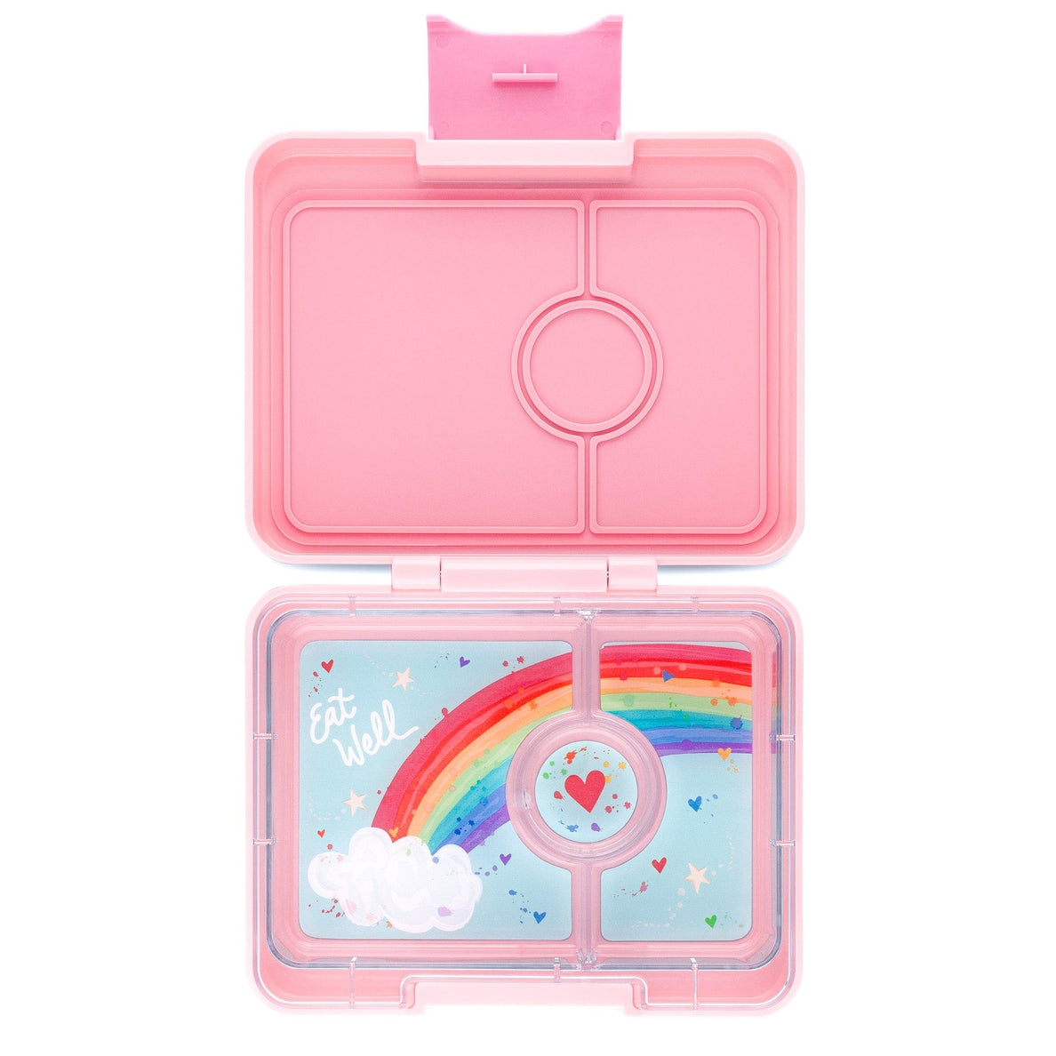 Snack Size Bento Lunch Box Coco Pink (Rainbow)