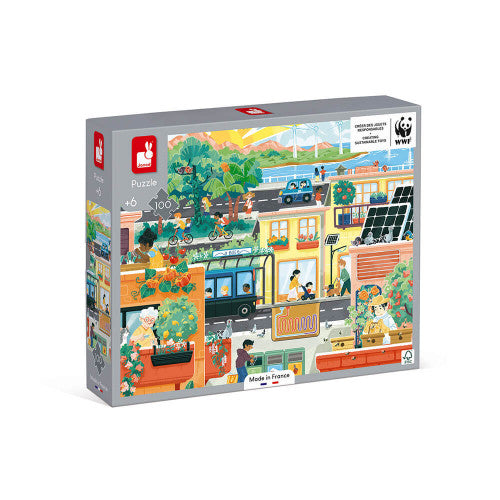100-piece Green City Puzzle