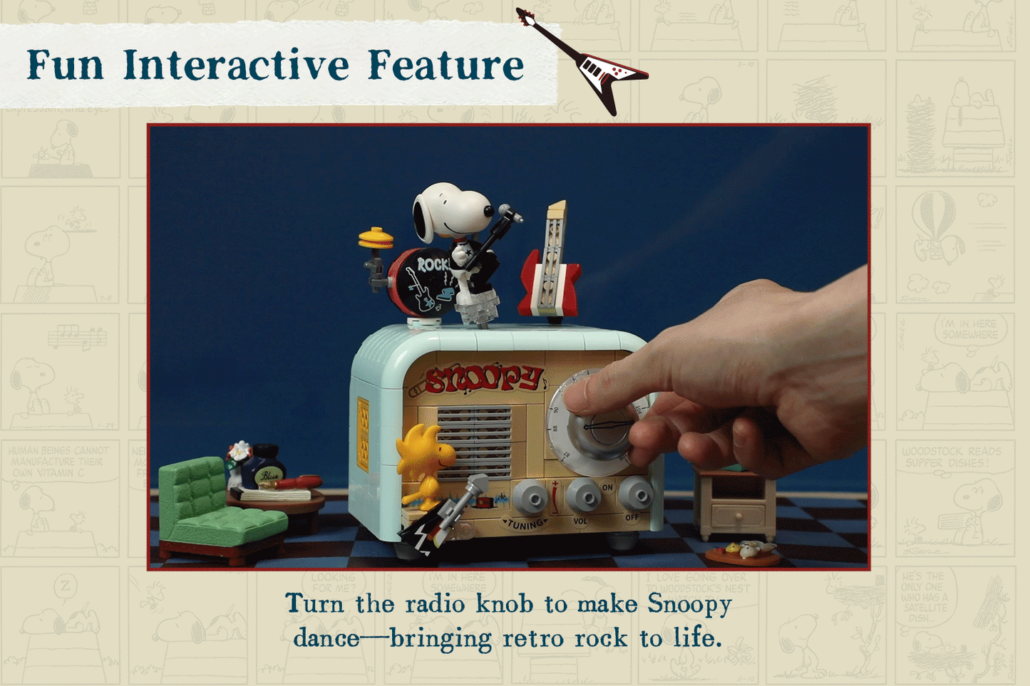 Pantasy x Snoopy Retro Time Series Radio