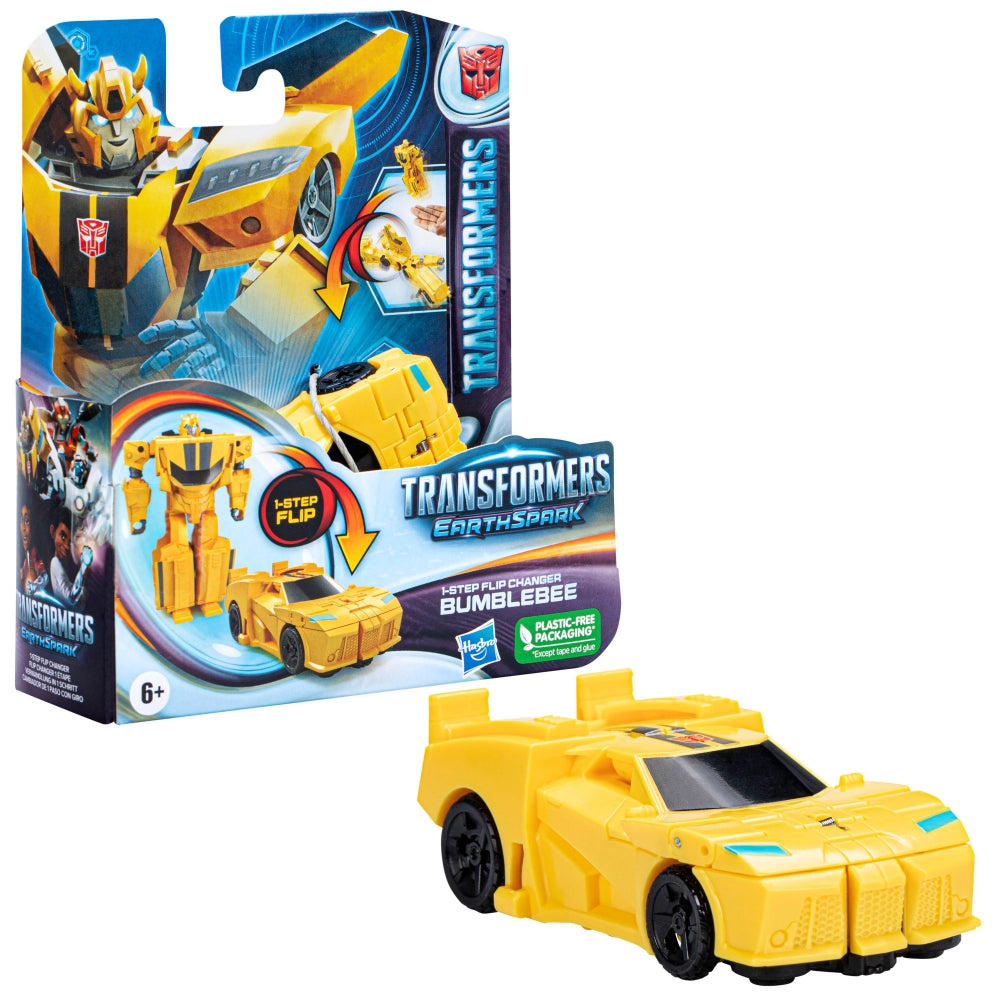 Transformers EarthSpark 1-Step Flip Changer Bumblebee