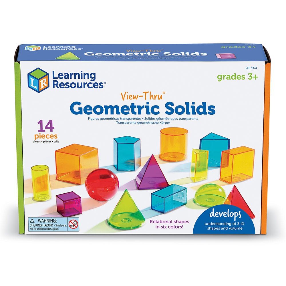 View-Thru® Geometric Solids (Set of 14)