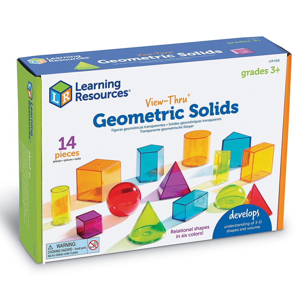 View-Thru® Geometric Solids (Set of 14)