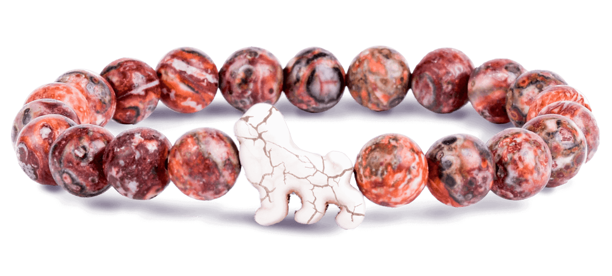 The Excursion Bracelet  Lion - Sahara Stone