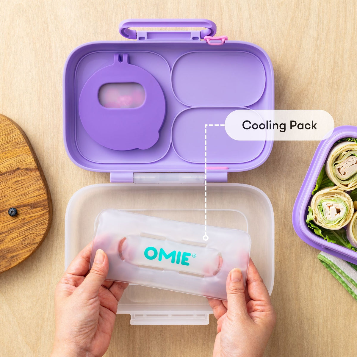 OmieBox® Lite Lilac Puff
