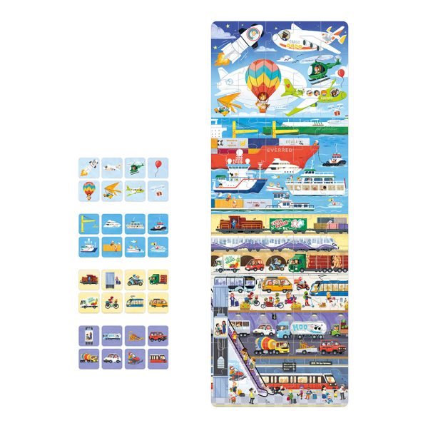 Puzzle + Transport 4+