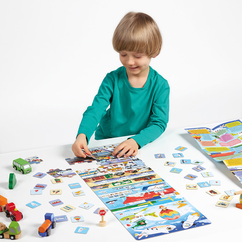 Puzzle + Transport 4+
