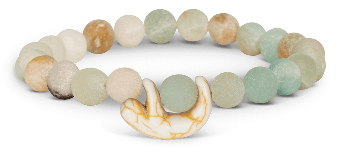 The Wander Bracelet Sloth - Sky Stone