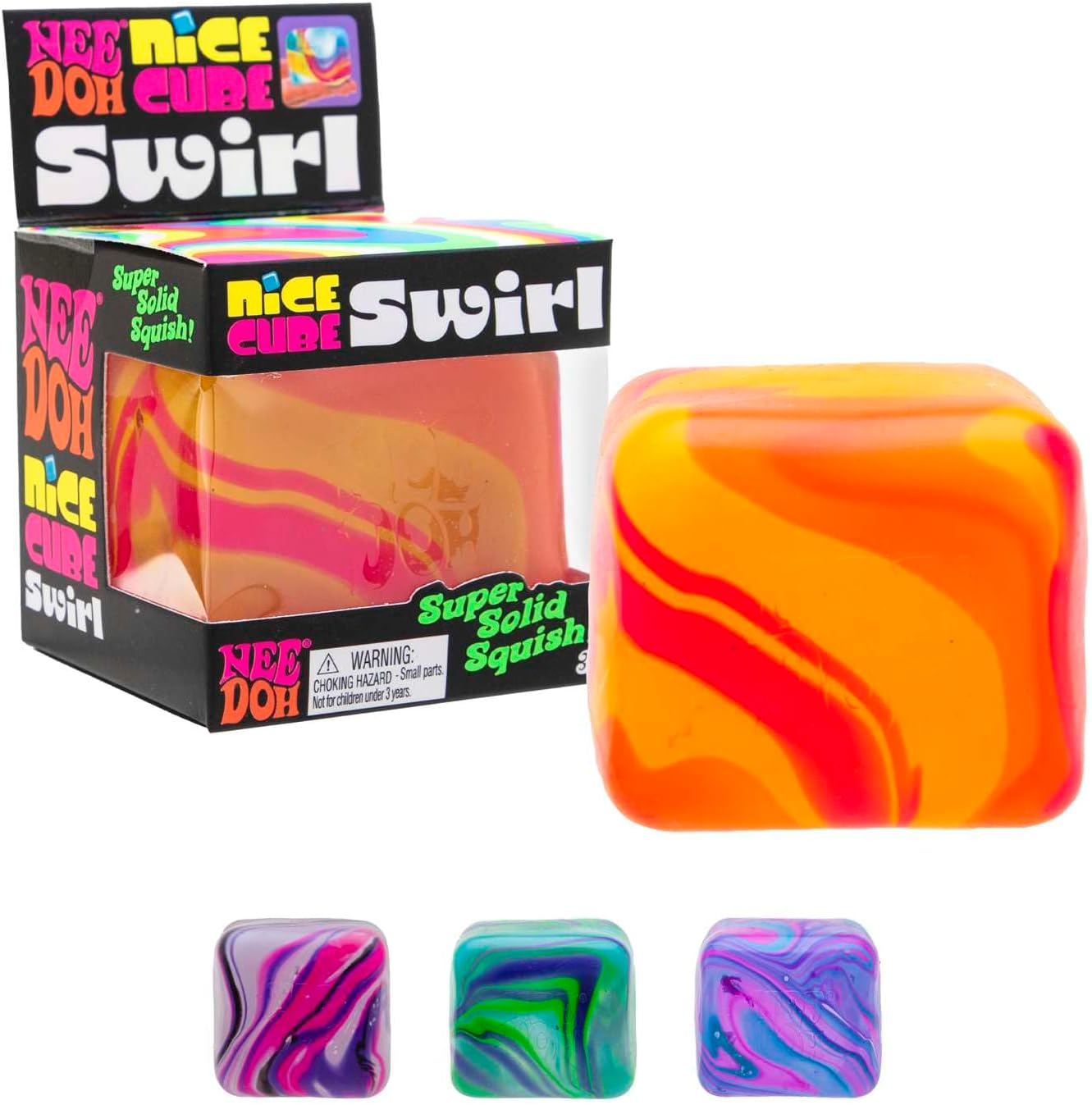 Needoh Nice Cube Swirl  - Assorted Colors