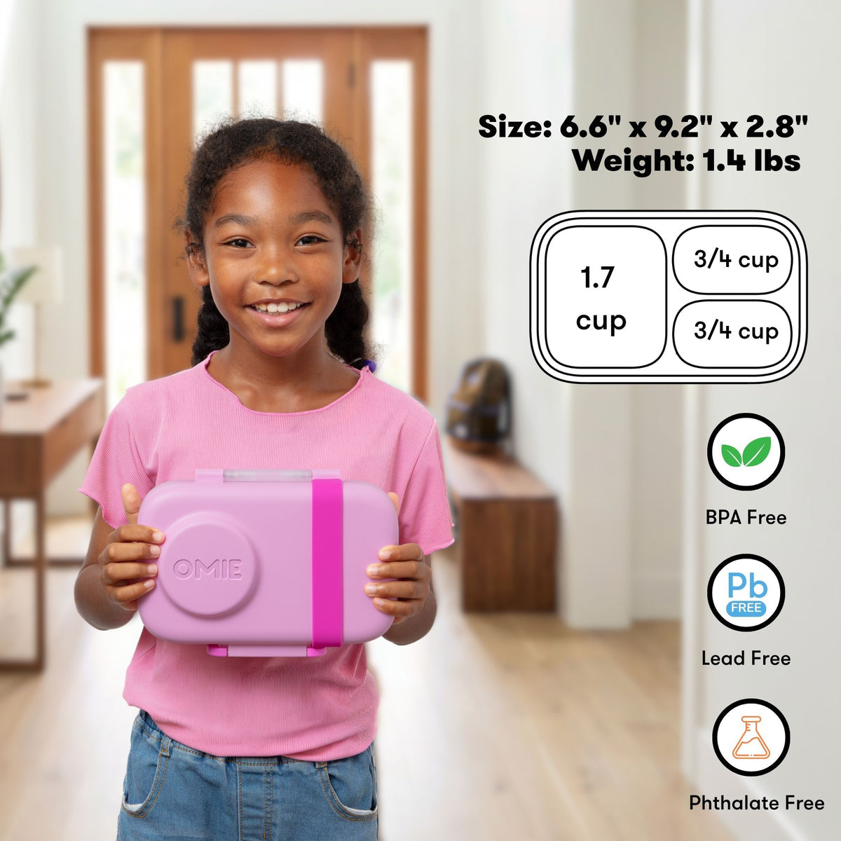 OmieBox® Lite Rosy Pink