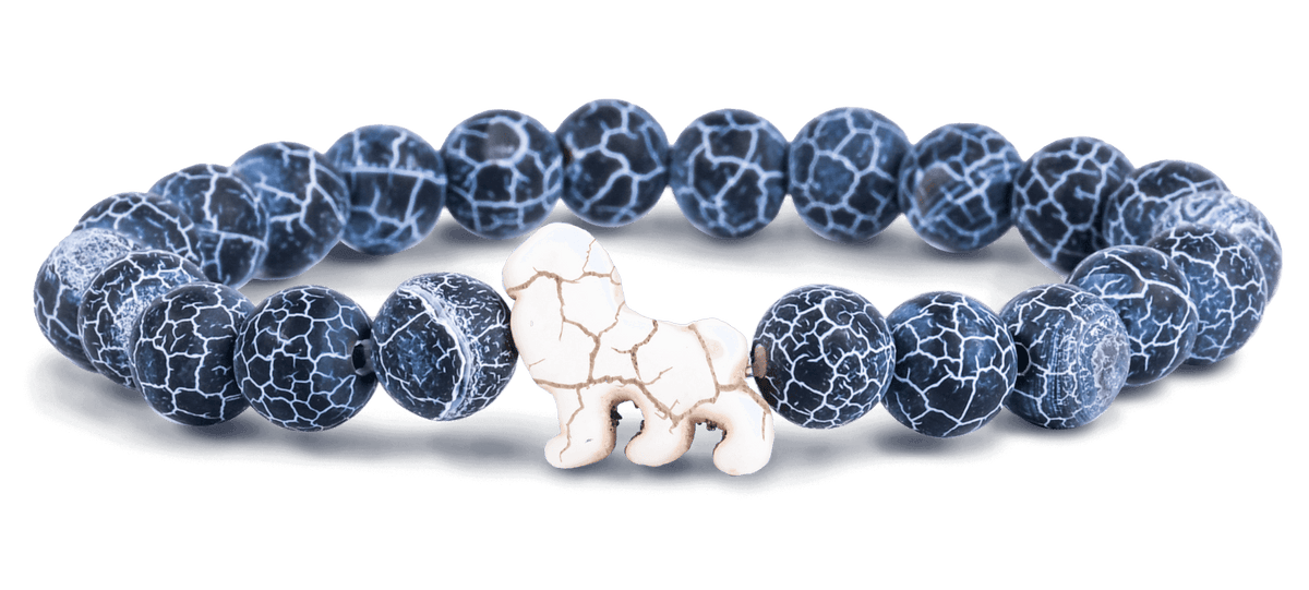 The Excursion Bracelet  Lion - River Blue