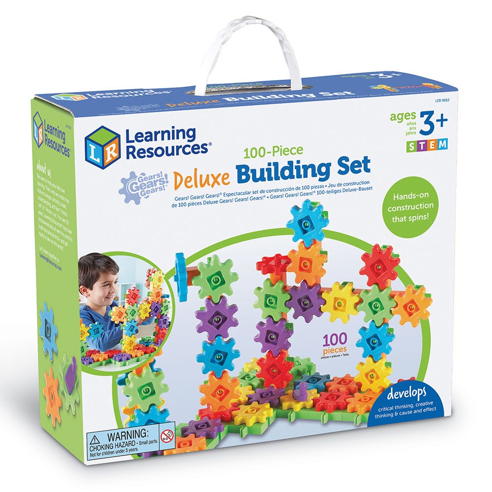 Gears! Gears! Gears!® Deluxe Building Set (Set of 100)
