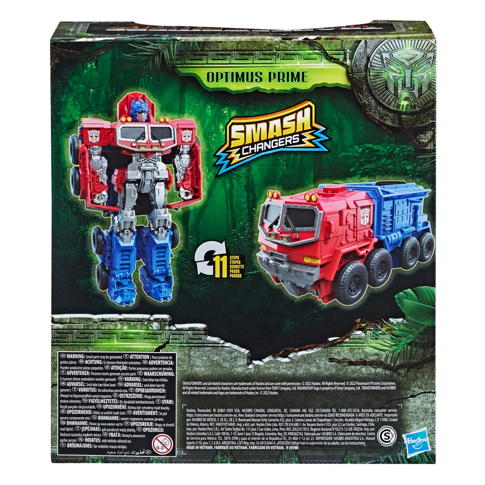 Transformers: Rise of the Beasts Smash Changer Optimus Prime