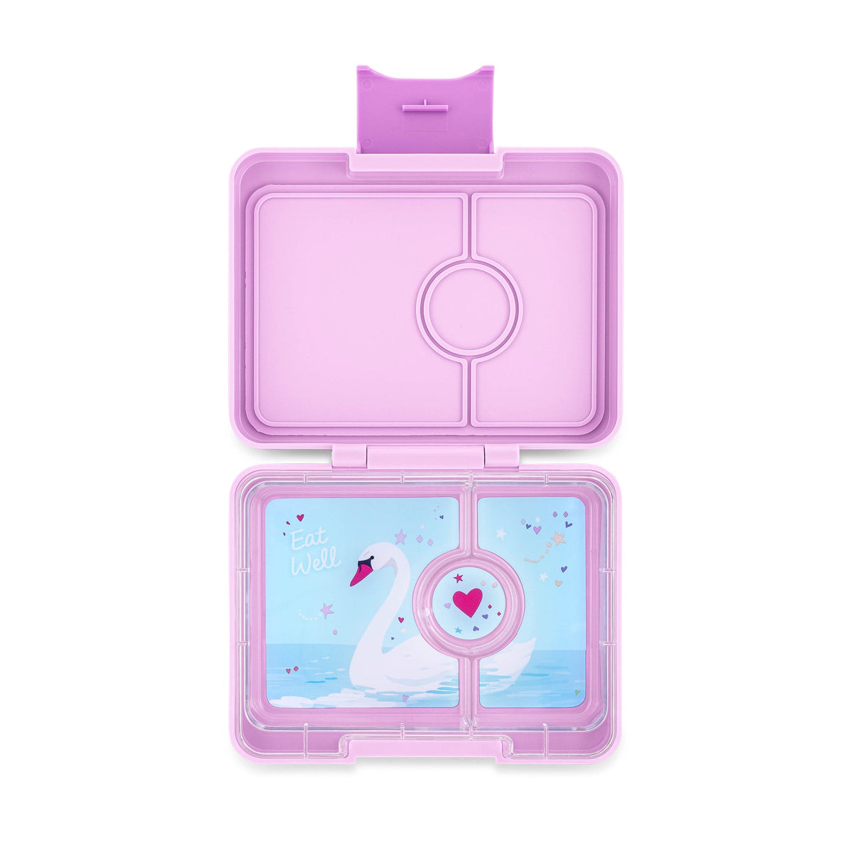 Snack Size Bento Lunch Box · Ami Purple Swan Tray