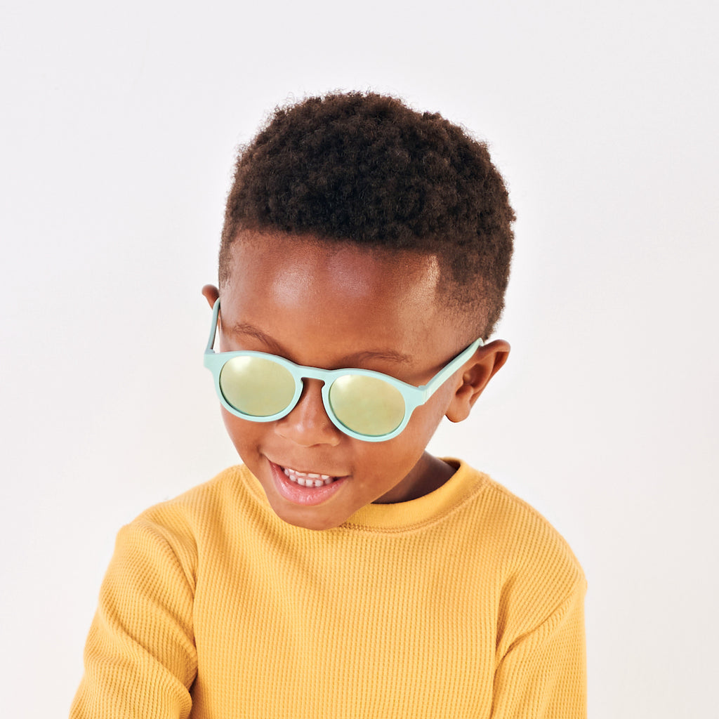 Seafoam Blue Keyhole | Seafoam Polarized Mirrored Lens