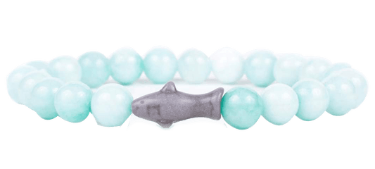 The Voyage Bracelet  Shark - Seafoam