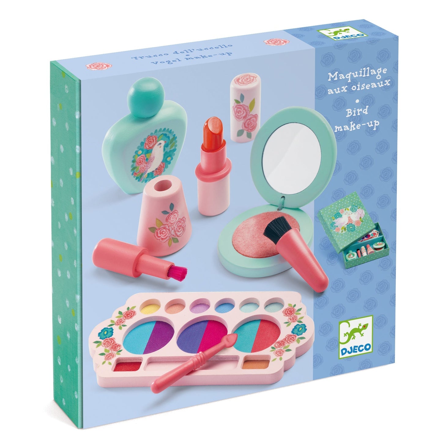 Birdie's Makeup Wooden Cosmetics Set