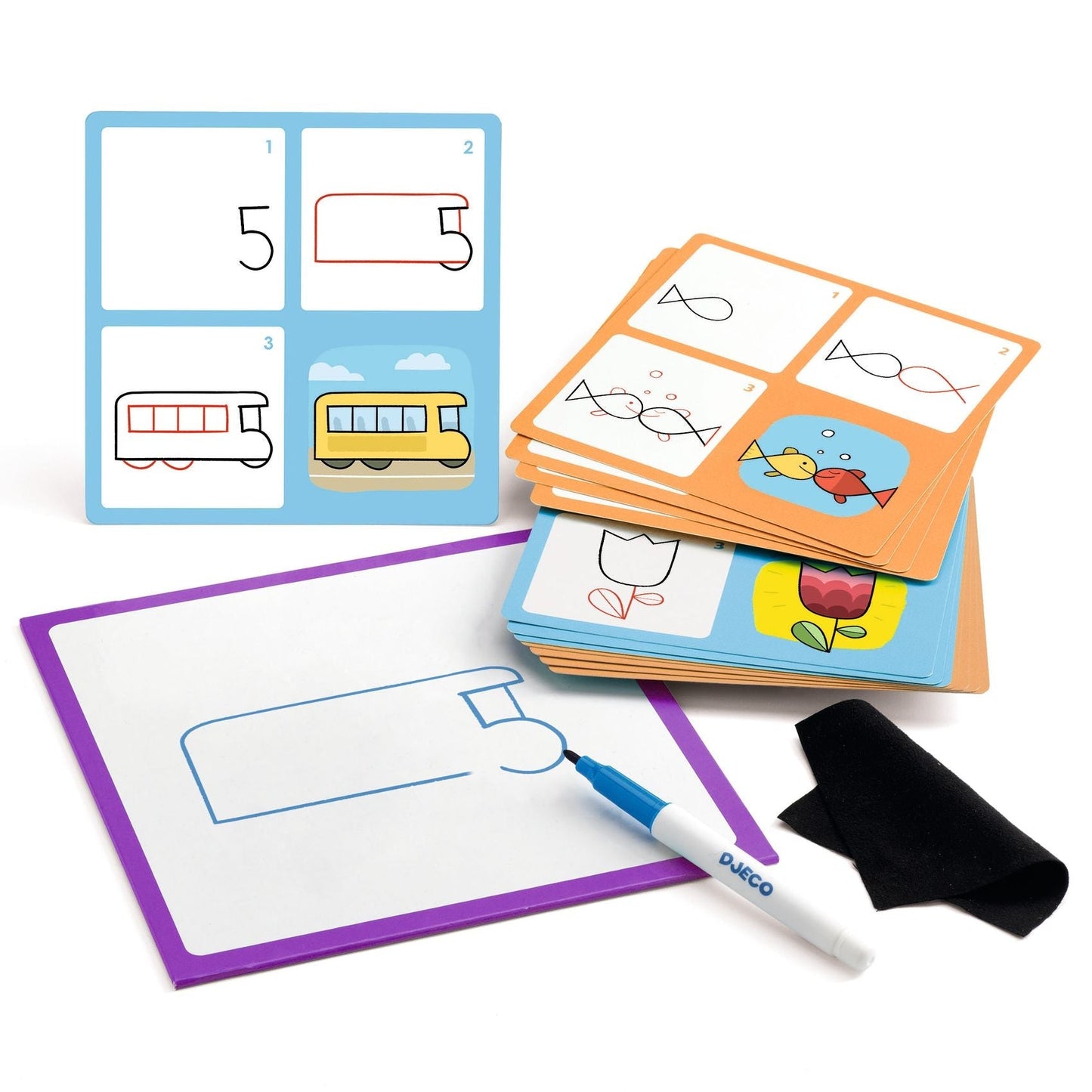 1, 2, 3 & Co Learn to Draw Step by Step