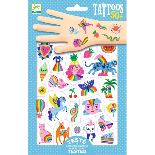 Rainbow Temporary Tattoos