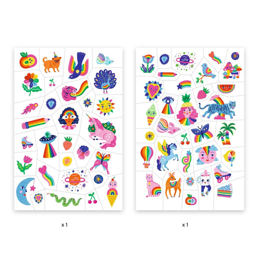 Rainbow Temporary Tattoos