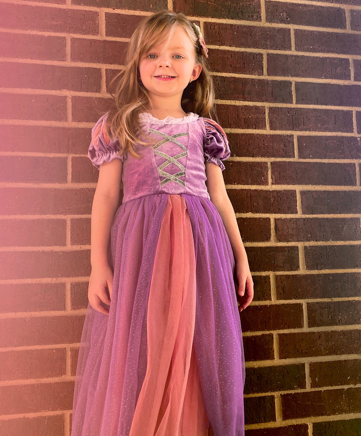 The Tower Princess purple costume dress