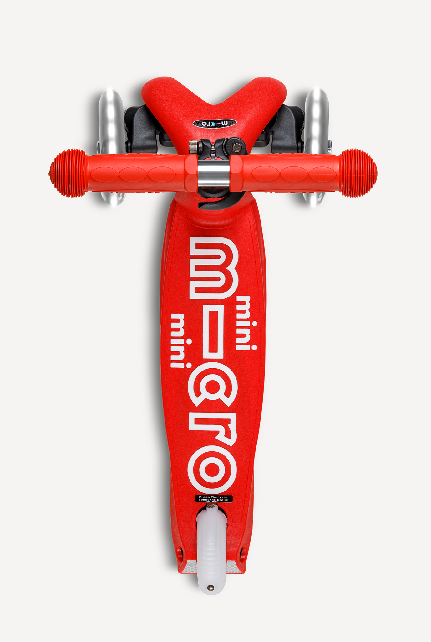 Micro Mini Foldable LED Scooter Red