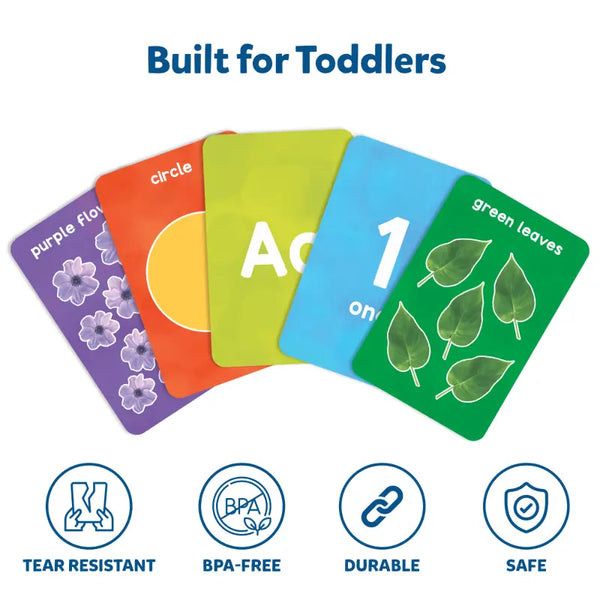 Flash Cards for toddlers: Letters, Numbers, Shapes & Colors – LittleLeahCo