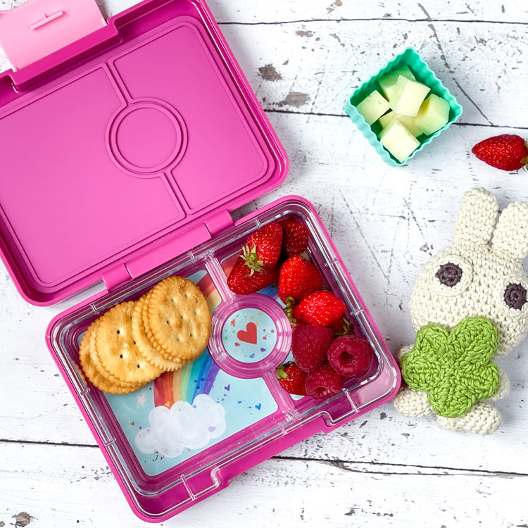 Snack Size Bento Lunch Box · Ami Purple Swan Tray