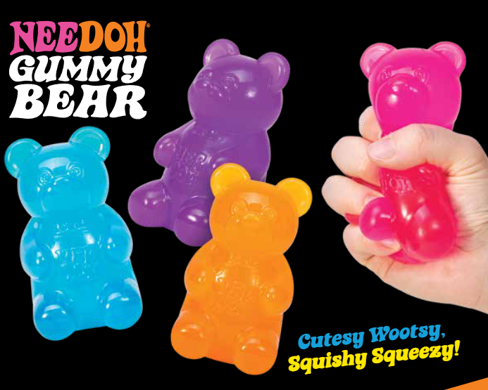 NeeDoh Gummy Bear - Assorted Colors