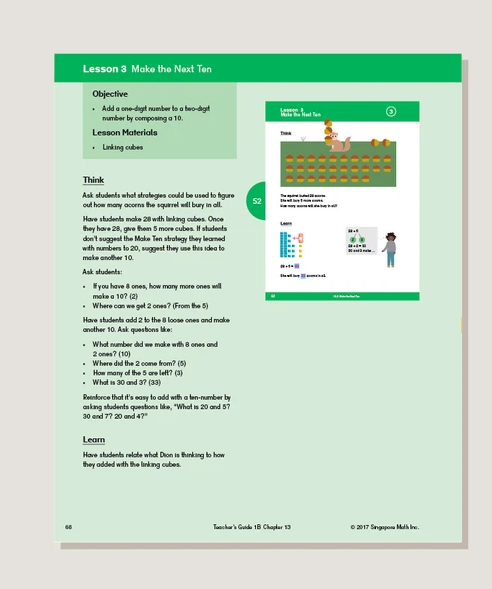 Dimensions Math Teacher's Guide 1B