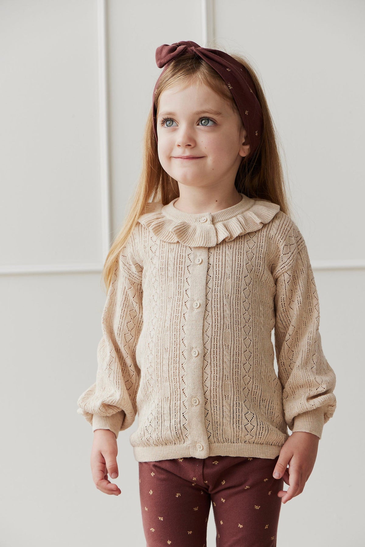 Addison Knitted Cardigan - Oatmeal Marle