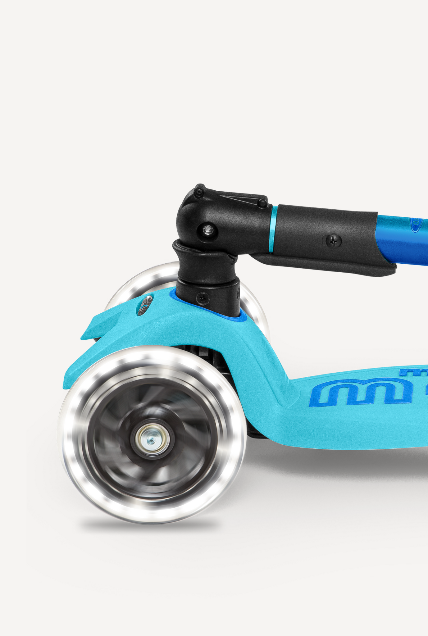 Micro Maxi Foldable LED Scooter Bright Blue