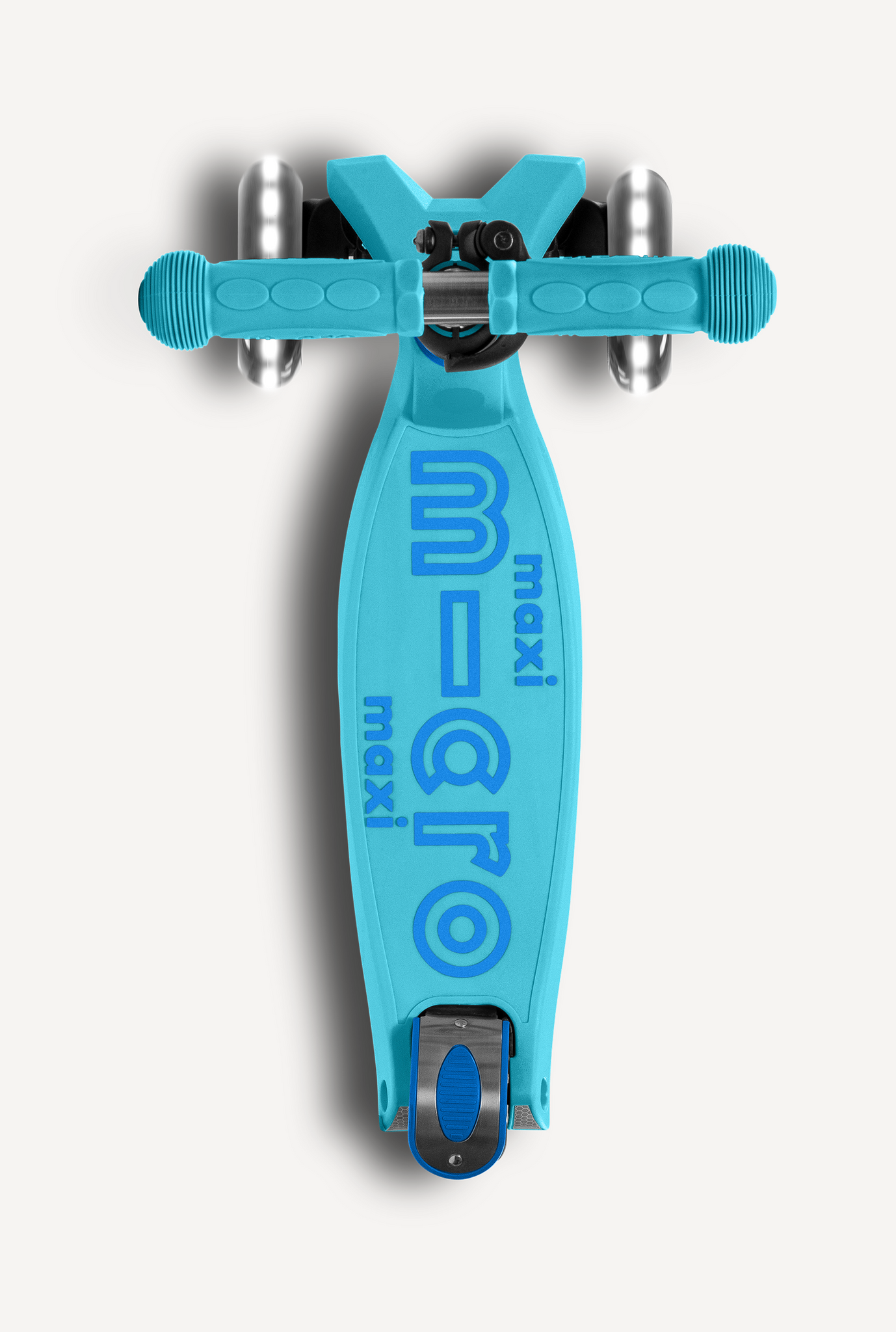 Micro Maxi Foldable LED Scooter Bright Blue