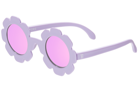 Irresistible Iris Flower | Lavender Polarized Mirrored Lenses