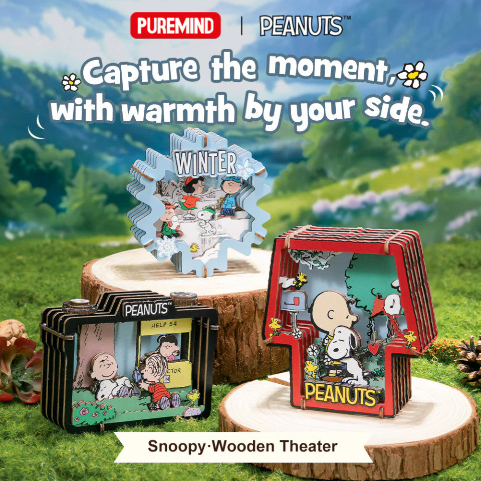 Snoopy Wooden Theater· Winter Wonderland·3D Puzzles