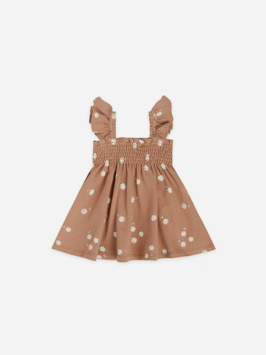 Smocked Jersey Dress | Sunburst