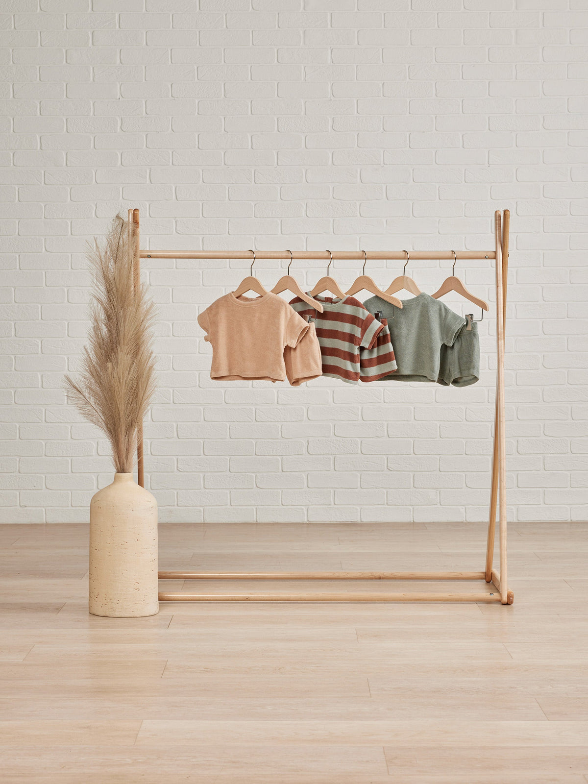 Terry Tee & Shorts Set | Sienna + Sky Stripe