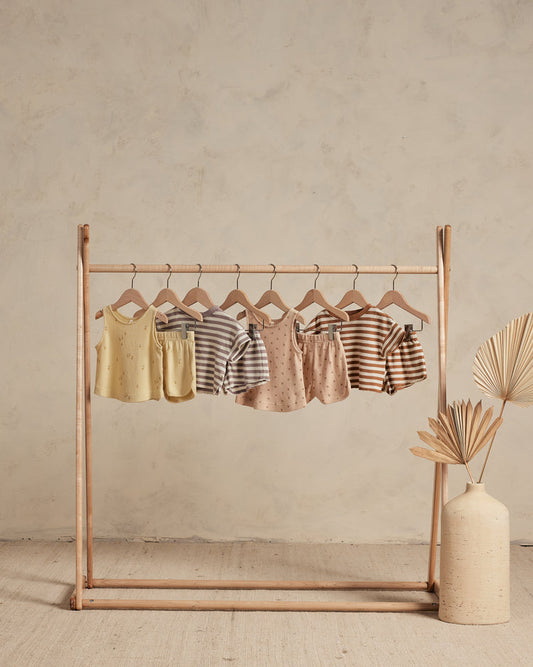 Summer Waffle Set || Camel Stripe