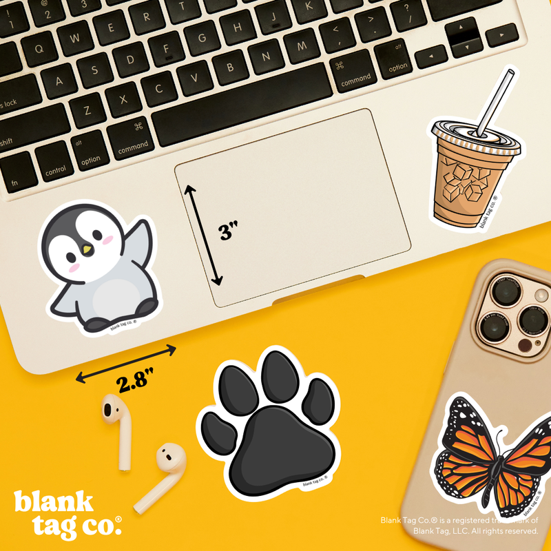 Blank Tag Co.® Waterproof Sticker - Penguin