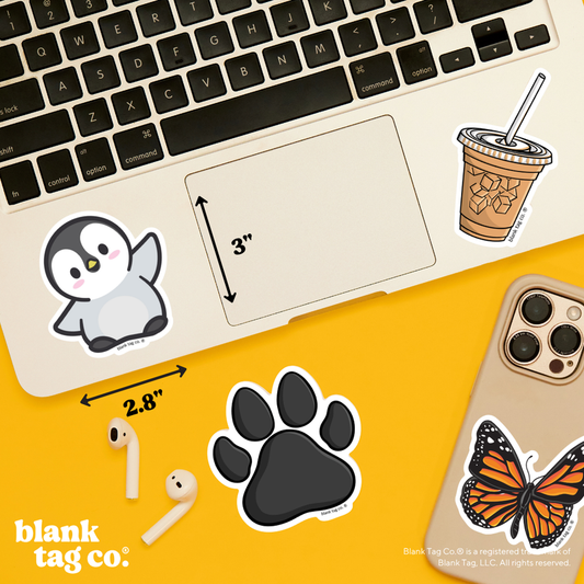 Blank Tag Co.® Waterproof Sticker - Penguin