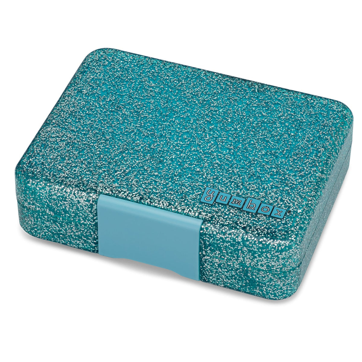 Snack Size Bento Lunch Box · Twinkle Teal Glitter