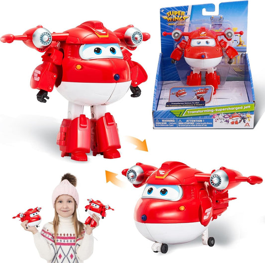 Super Wings 5" Transforming Jett Airplane Toy