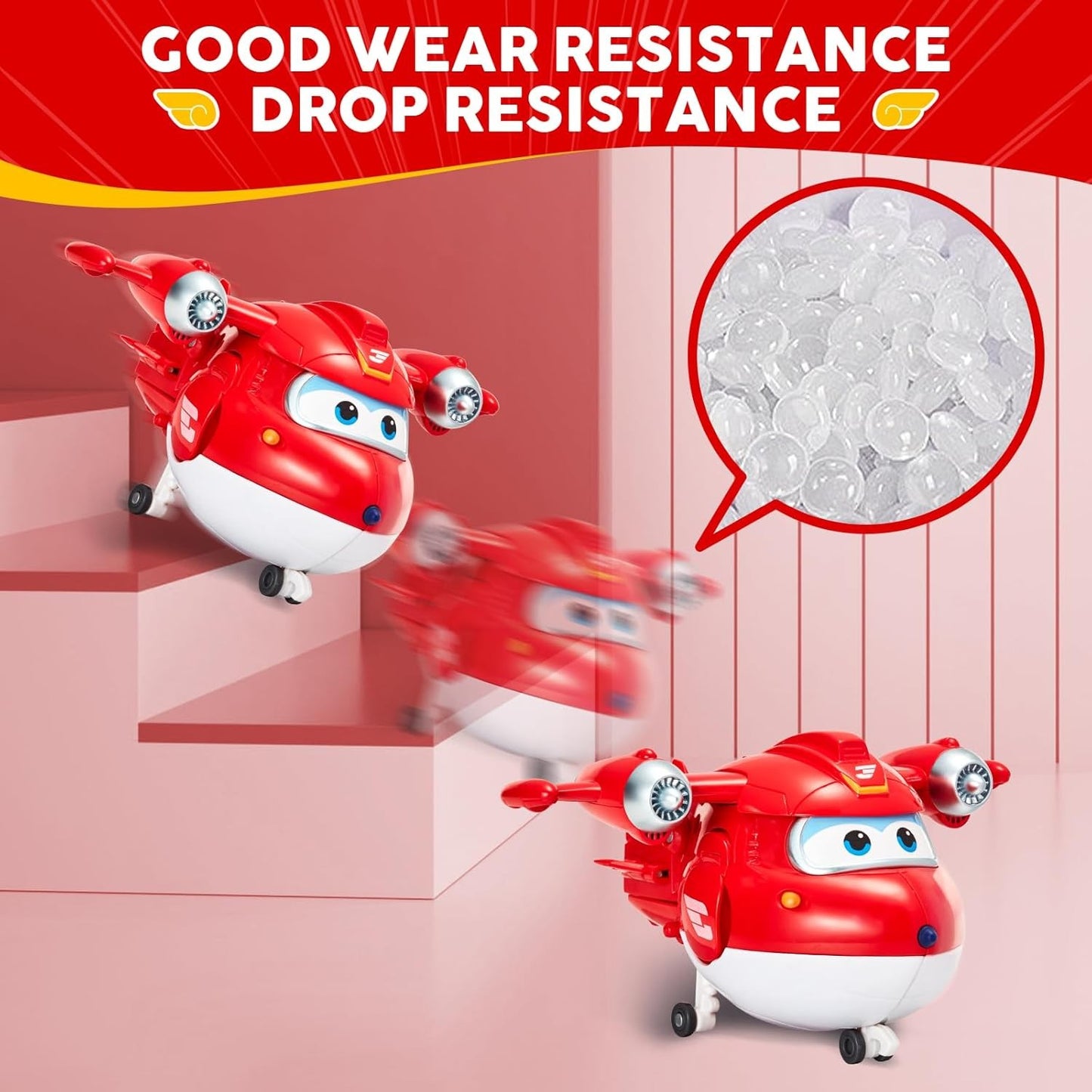 Super Wings 5" Transforming Jett Airplane Toy
