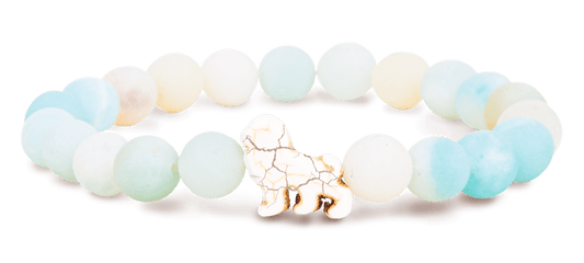 The Excursion Bracelet  Lion - Sky Stone