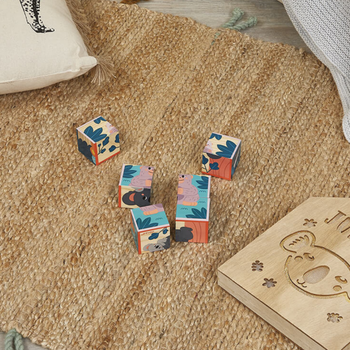 Animals wooden blocks