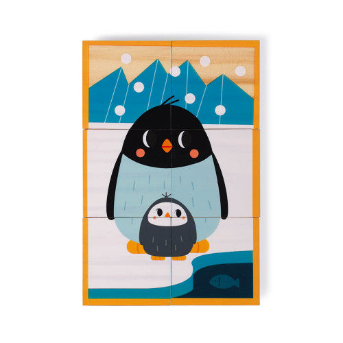 Animals wooden blocks