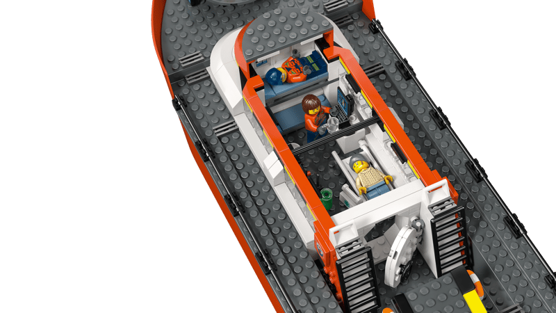 Coast Guard Rescue Boat & Helicopter 60504