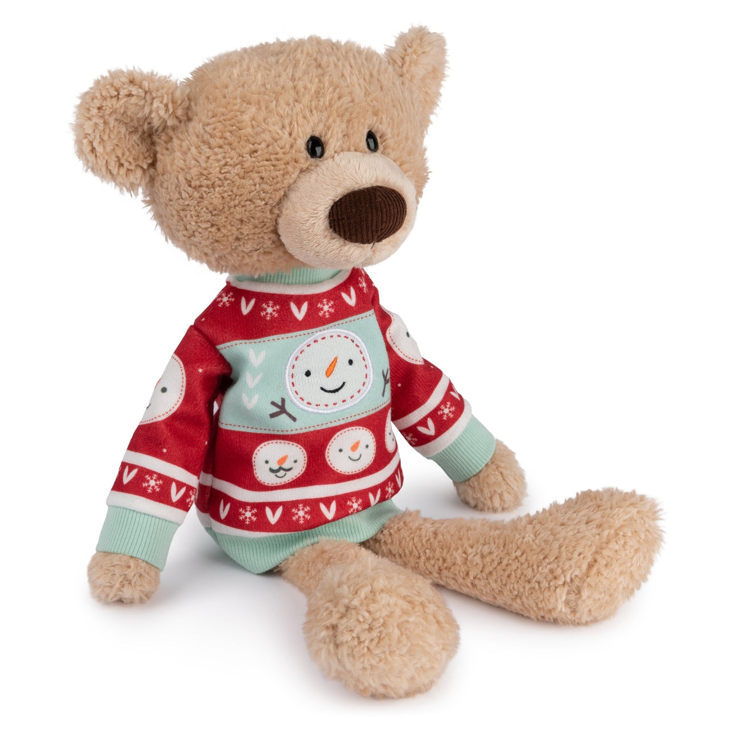 SLEIGH TOOTHPICK™ BEAR WITH HOLIDAY SWEATER, 15 IN