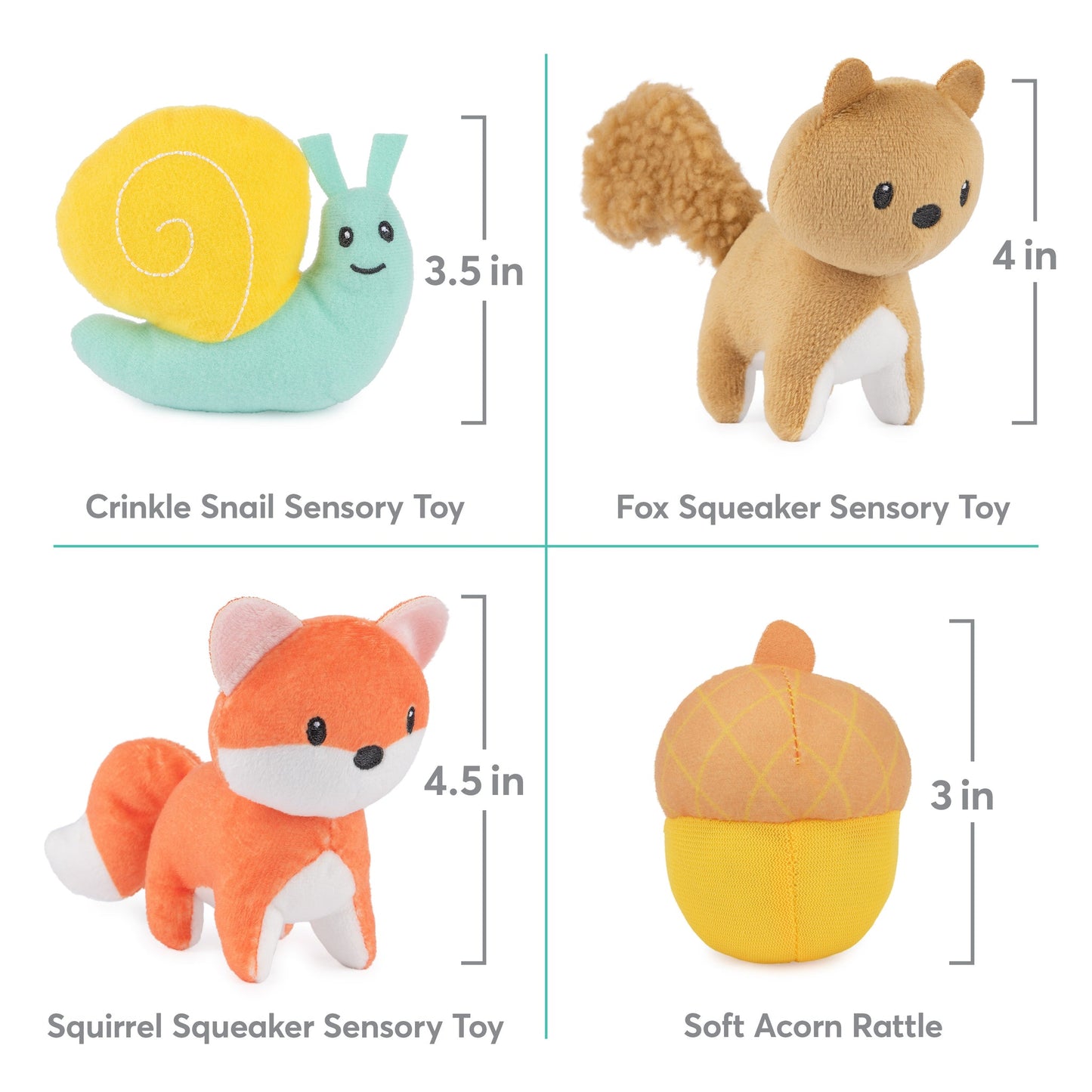 MY WOODLAND FRIENDS PLAYSET, 7.5 IN