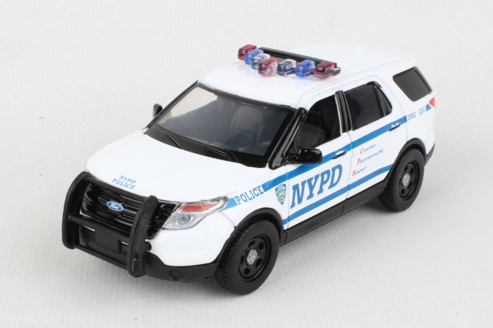 NYPD DIE-CAST FORD POLICE INTERCEPTOR 1/43
