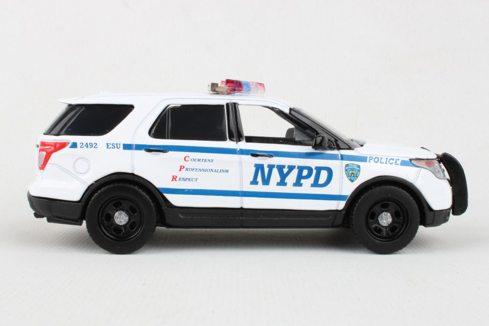 NYPD DIE-CAST FORD POLICE INTERCEPTOR 1/43